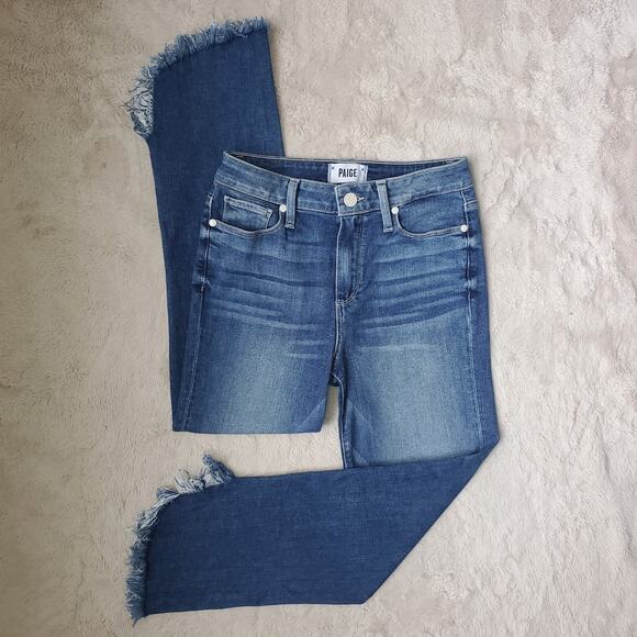 Paige Hoxton Straight Crop Jeans 26 / 2 - Picture 2 of 10